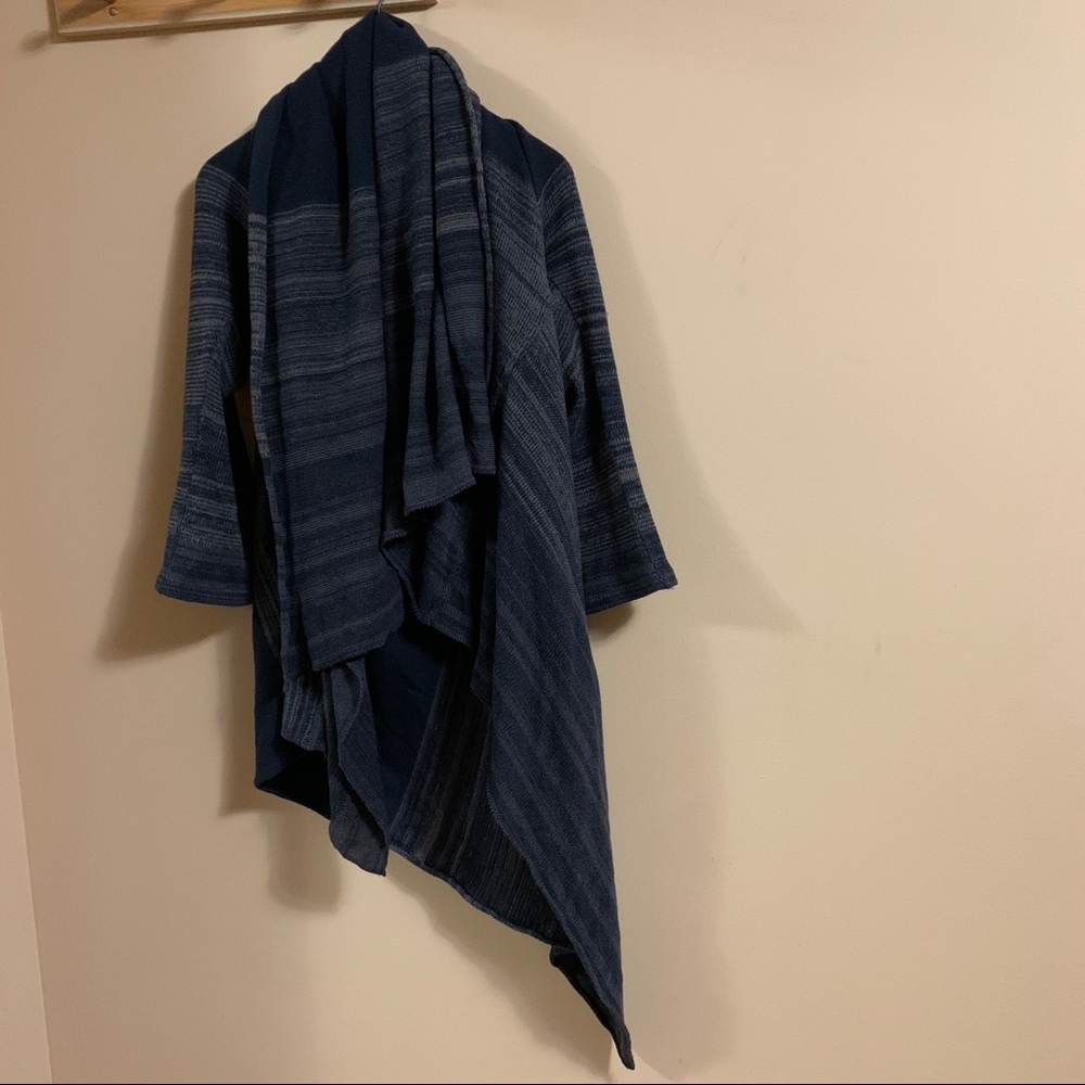 Goddis Open Front Wrap Waterfall Cardigan Sweater